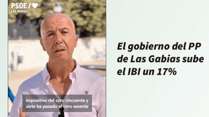 El PP de Las Gabias sube el IBI un 17%